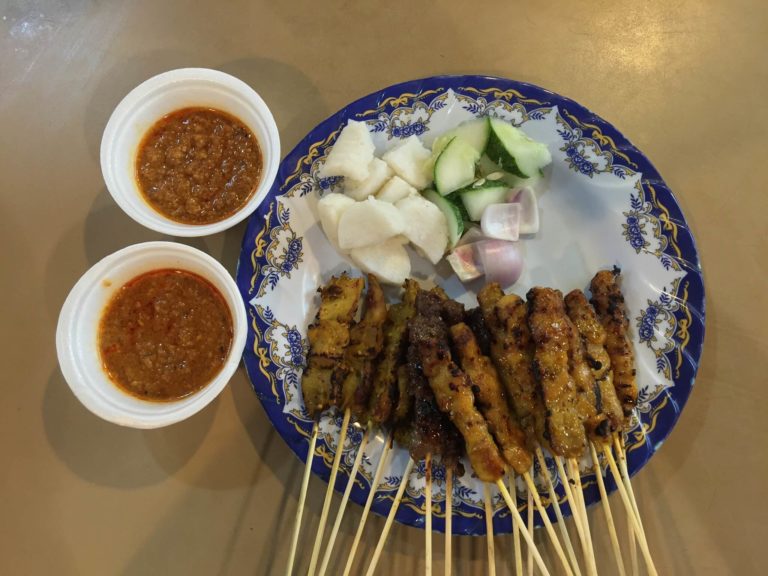 Changi Village Hawker Centre Satay | The Bus Collective