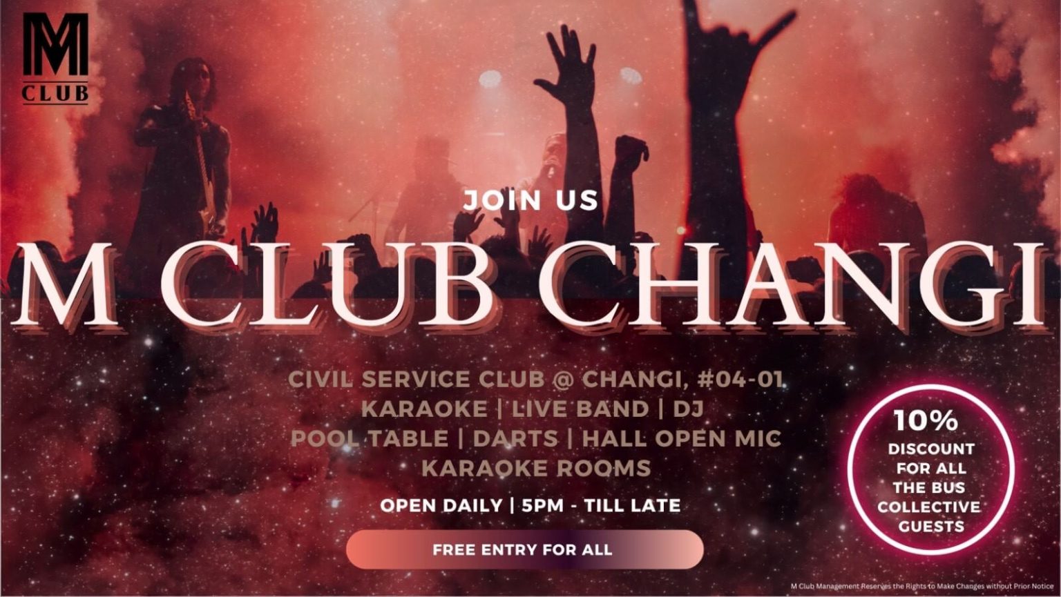 M Club Changi | The Bus Collective