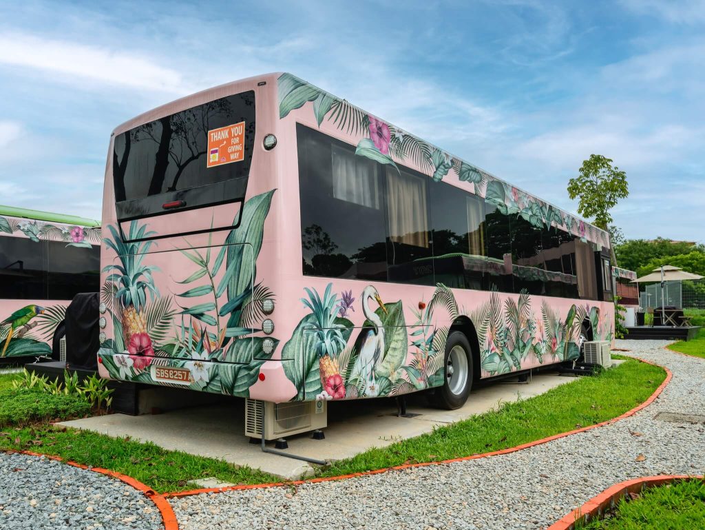 Room Exterior (Pink) | The Bus Collective